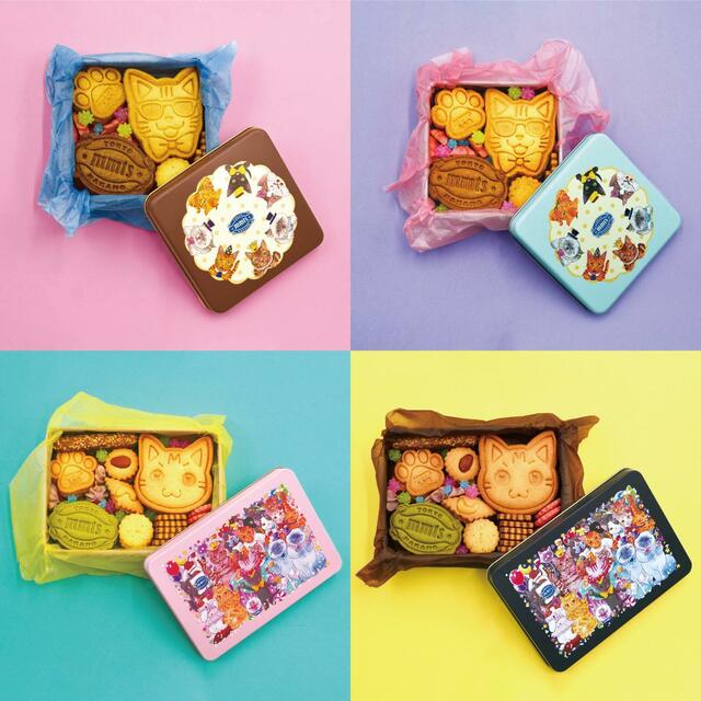 「商品イメージ」『mmts 』と『NEKO LAB』のコラボクッキー缶 第二弾が数量限定で登場】