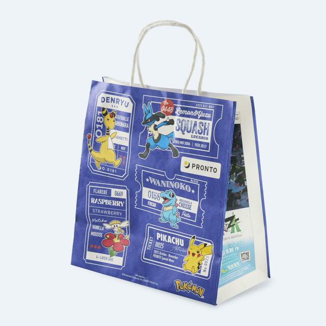 「ポケモンオリジナルショッパー」＜期間：2025年10月1日～11月30日＞【全国のプロント・エプロントに“ポケモンのスペシャルメニュー”が登場！「旅」をテーマにしたノベルティも付いてくる！】