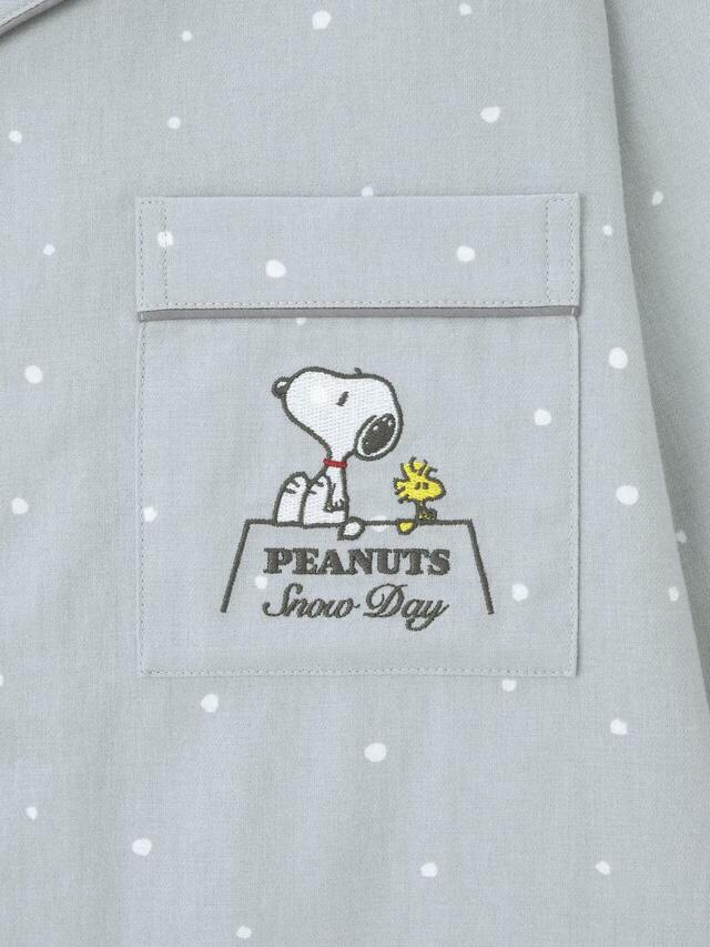 GU フランネルパジャマ(長袖&ロングパンツ) Peanuts ¥3,990