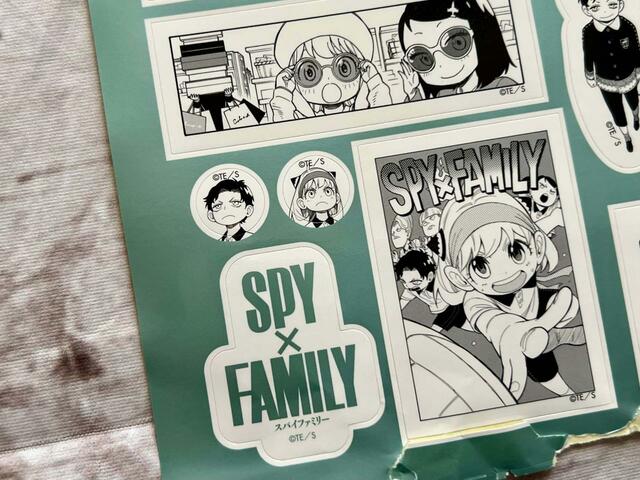 『SPY×FAMILY』のロゴシールも！色々な組み合わせで楽しんで♪