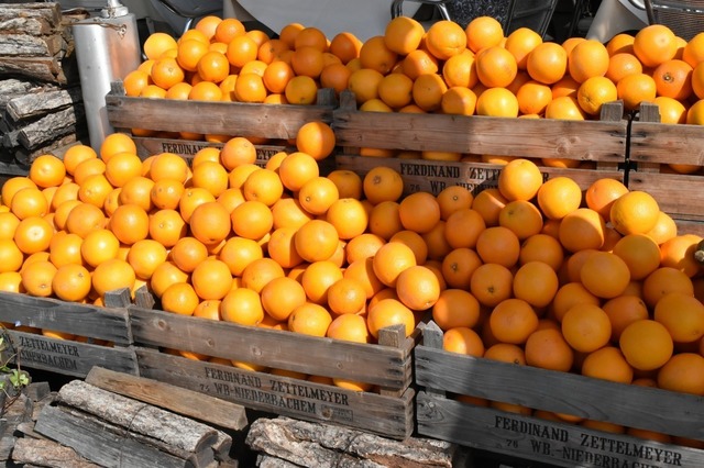 オレンジがいっぱい