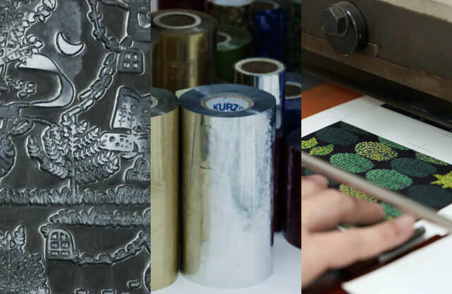 【ROKKAKU×星の王子さま】箔押し加工　イメージ