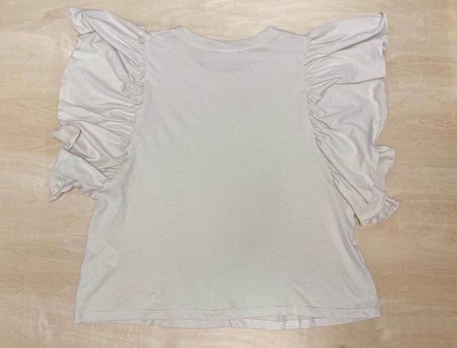 【ZARA】フリル付きTシャツ／税込1,990円