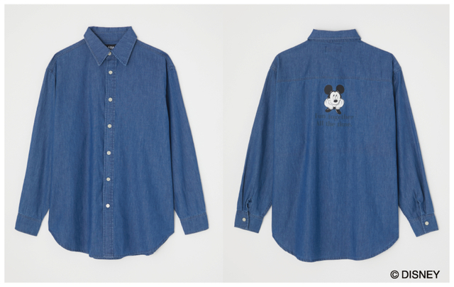 AJUGA.×AZUL DENIM SH （MICKEY） ￥7,480