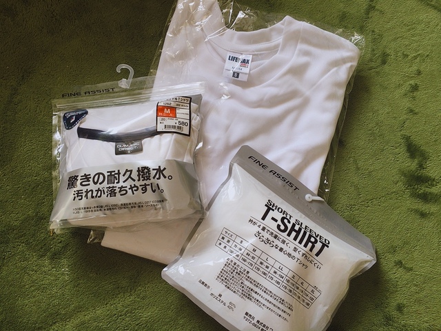 【ワークマンの白T】3種類着比べてみました