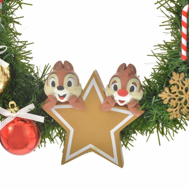 チップ&デール リース スター Disney Christmas 2021/4,180円