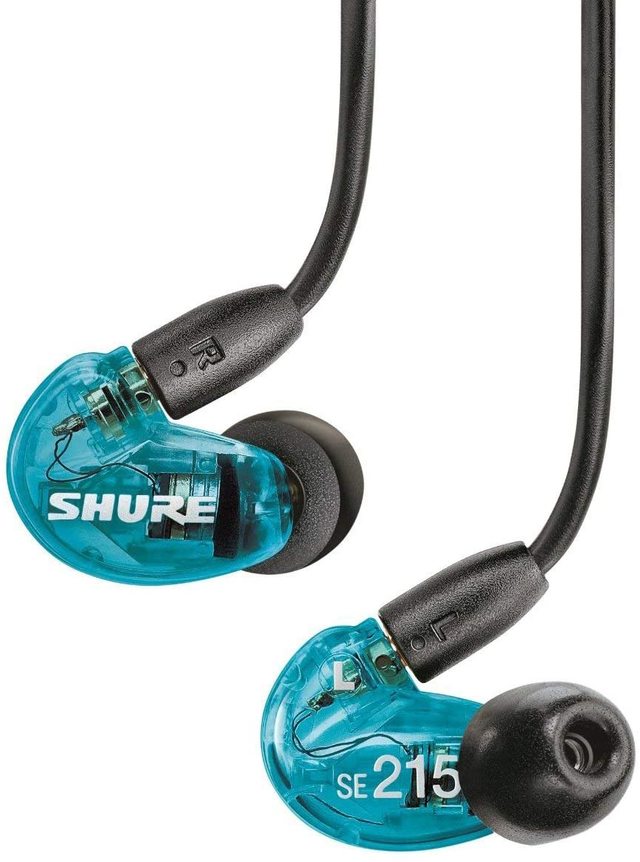 SHURE シュア 高遮音性イヤホン (有線タイプ) / SE215SPE-A トランススルーセントブルー : カナル型 【国内正規品/メーカー保証2年】