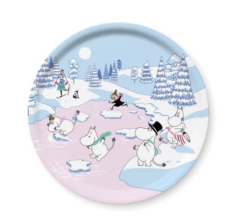 【MOOMIN GINZA SELECTION】輸入品〈OPTO DESIGN〉ラウンドトレイ　4,950円