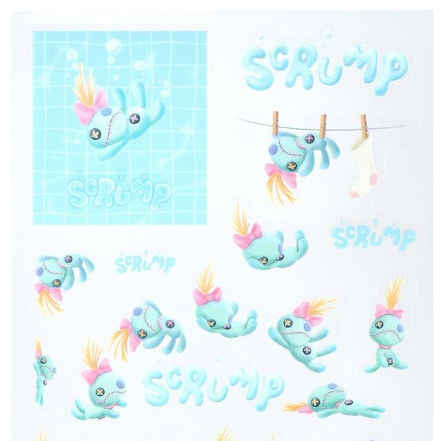 スクランプ シール・ステッカー クリア Sticker Collection Scrump 350円