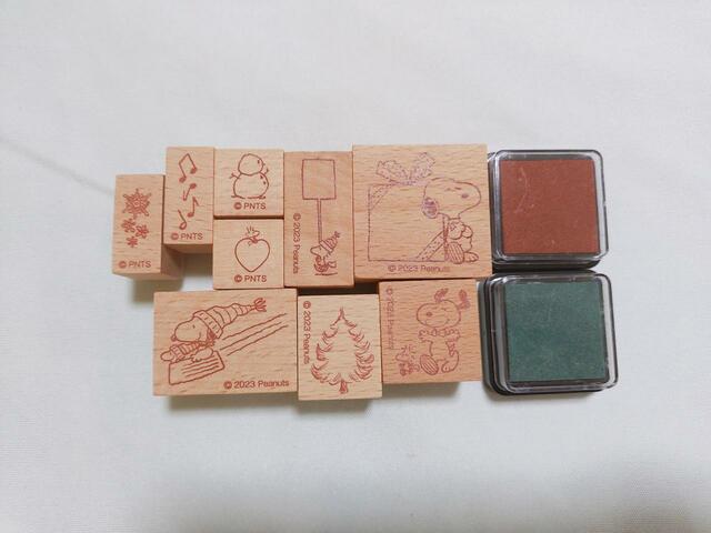 スタンプ9種類＆インク2色つき