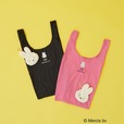 【ミッフィー×OPAQUE.CLIP】【miffy】エコバッグ入りフェイスチャーム ¥3,980/ピンクは一部店舗限定カラー