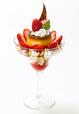 「苺のプリン・ア・ラ・モードパフェ」＜1,480 円(税込 1,628 円)＞【苺~Sweet Strawberry 1st season~】