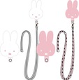 【そごう大宮店 ミッフィーzakkaフェスタ】「ネックストラップ（全2種）」各￥1,980（パーツサイズ：約タテ8.5×ヨコ5.3cm）