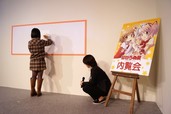 「蒼樹うめ展」内覧会レポート／蒼樹うめ先生のライブドローイング