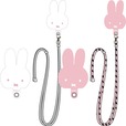 【そごう大宮店 ミッフィーzakkaフェスタ】「ネックストラップ（全2種）」各￥1,980（パーツサイズ：約タテ8.5×ヨコ5.3cm）