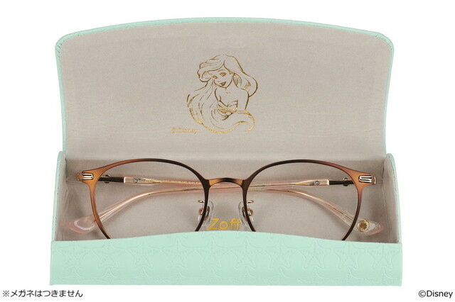 アリエル メガネケース ¥2,100|Disney Collection created by Zoff “PRINCESS”(ディズニーコレクション クリエイテッド バイ ゾフ “プリンセス”)