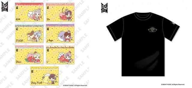 ポストカード（全7種）、Tシャツ