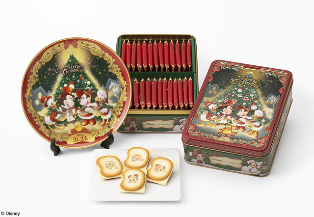 お菓子だけでなく、缶やプレートもグッズとして高クオリティ！【ミッキー＆フレンズ＜クリスマス＞/ショコラサンド「見ぃつけたっ」】