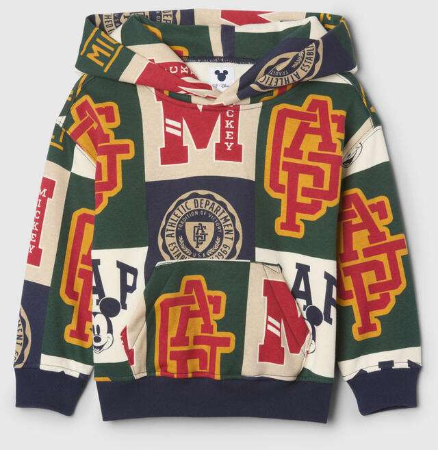 GAPロゴ フーディー ¥6,990｜Gap x Disney Collegiate