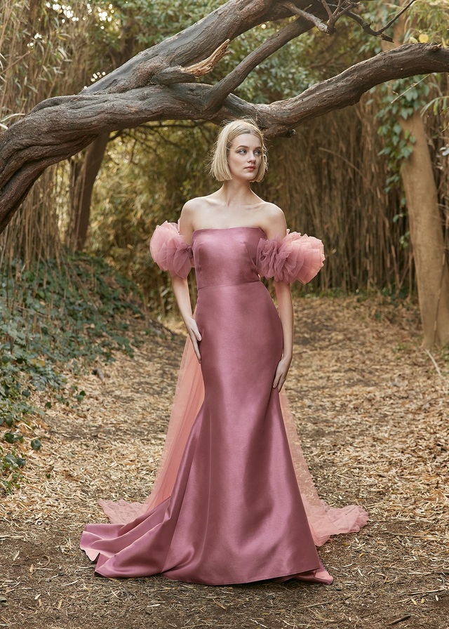 クラウディア｜「K.RANNE-クランネ-」新作ウェディングドレス｜KNE0040_Rose