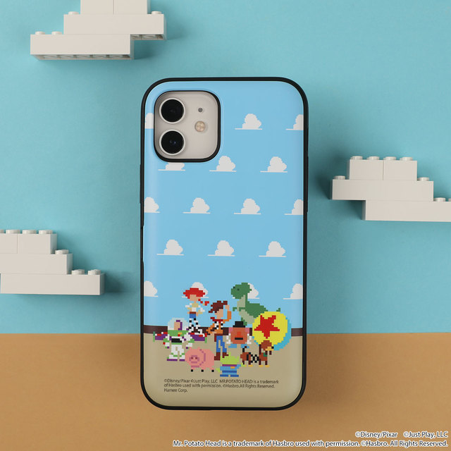 ピクサーキャラクター  Latootoo カード収納型 ミラー付きiPhoneケース