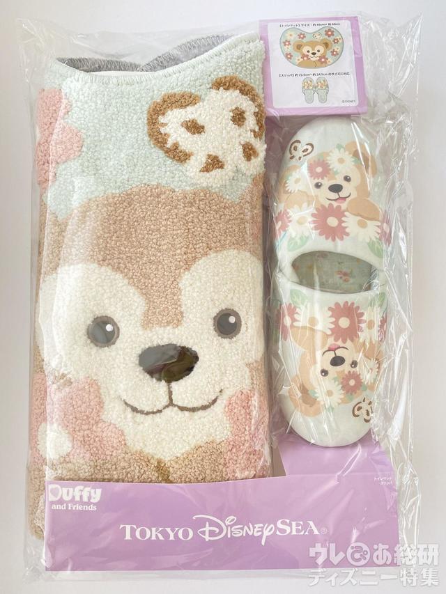 「ダッフィー&フレンズのスプリング・イン・ブルーム」トイレマット&スリッパ