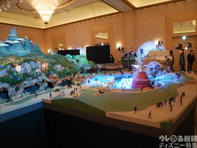 東京ディズニーシー新エリア「ファンタジースプリングス」模型展示