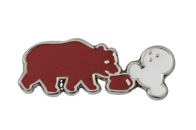 ピンバッジ ¥600 ※縦約2cm × 横約5cm｜東京ディズニーランド「アナとエルサのフローズンファンタジー」（2017年）スペシャルグッズ