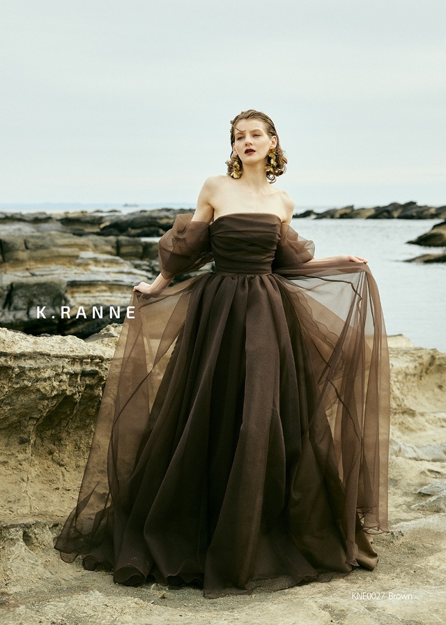 「K.RANNE-クランネ-」新作ウェディングドレス KNE0027_Brown