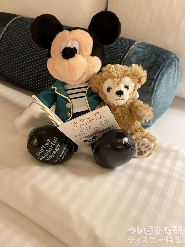 東京ディズニーシー・ホテルミラコスタ「ダッフィーのワンダフル・ヴォヤッジ」スペシャルルームでぬい撮り