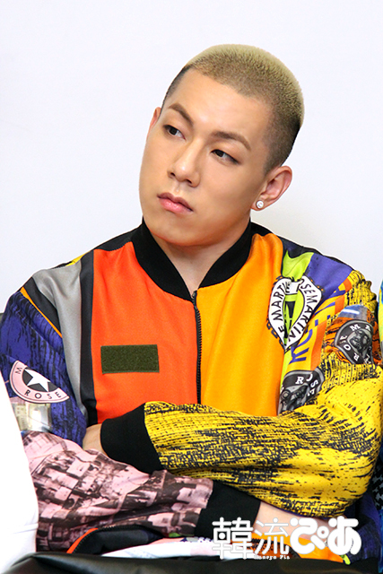 CROSS GENE・キャスパー＠『韓流ぴあ』取材中