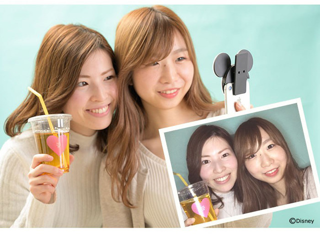 美肌効果で自然に盛れる自撮りができるかも ディズニーキャラクタークリップライト UNIVERSAL CLIP LIGHT」