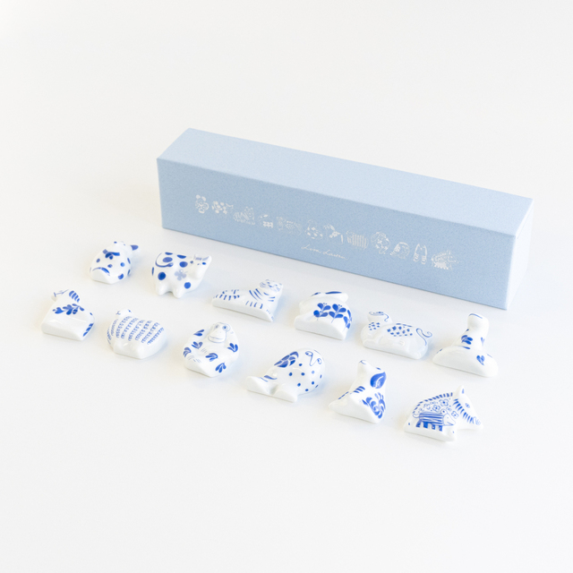 十二支の箸置きセット　価格：16,500円（税込）