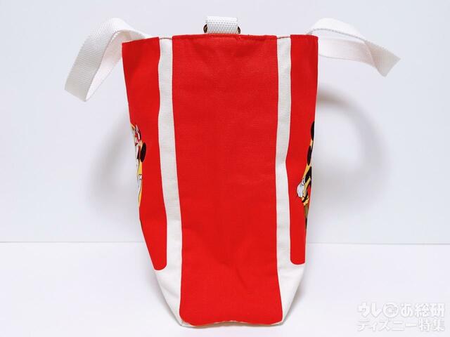 柔らかいのでマチが広がります