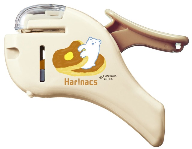 【コクヨ「針なしステープラー＜ハリナックス＞（コンパクトアルファ）」】古川紙工コラボレーション限定柄は950円（定番カラーは920円）