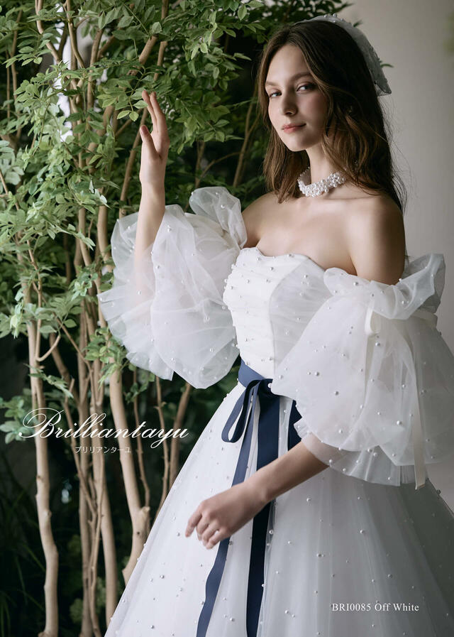 クラウディア｜「Brilliantayu （ブリリアンターユ）」新作ウェディングドレス｜BRI-0085_OffWhite