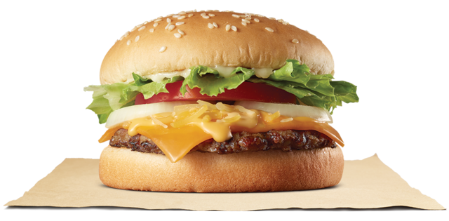 クアトロチーズワッパー Jr.：単品460円