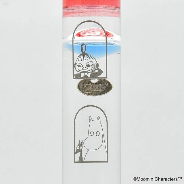 ガラスフロート温度計「ムーミン」