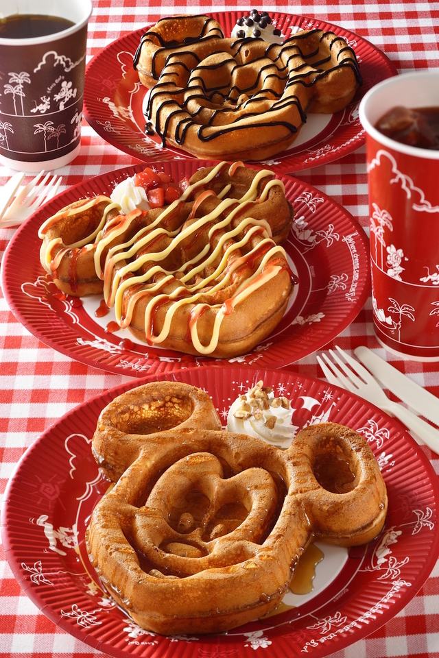 グレートアメリカン・ワッフルカンパニー メニュー例