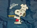 【レタスクラブ2025年12月増刊号付録 SNOOPY でかエコバッグ】前面にはスヌーピーのイラストプリント入り!おちゃめな表情がかわいすぎる〜♪