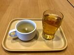 【ガストフィットメニュー】食事が運ばれてくるまでスープとドリンクを味わいます