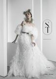 「ST」新作ウェディングドレス　STB0001_Offwhite