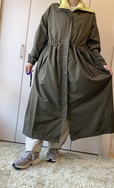 【ワークマン 高撥水シェルワンピースコート】身長162cm・Lサイズ着用