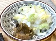 白菜の漬物と南蛮味噌づけ【牛たん けやき 麻布十番店】