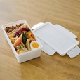 【DEAN ＆ DELUCA「ランチボックス ホワイトM」¥1,650】シンプルなデザインの完全密閉のお弁当箱