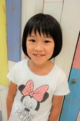「前下がりキュートボブ」©KID'S HAIR DESIGN CHOKKIN'S