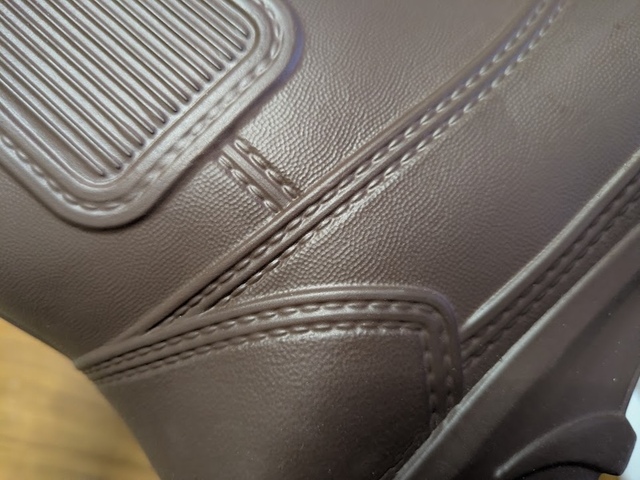 【ワークマン　レディース防寒EVAレインブーツ】ステッチ風のデザインがさりげなくおしゃれ！