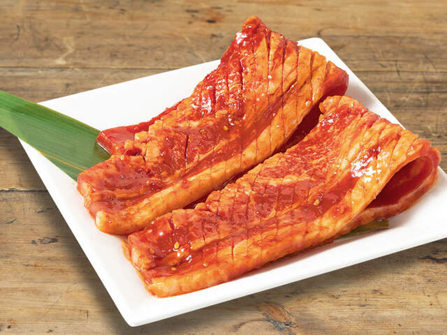 「〔旨辛ダレ〕絶品カルビ」【焼肉食べ放題「じゅうじゅうカルビ」の平日の宴会コース】