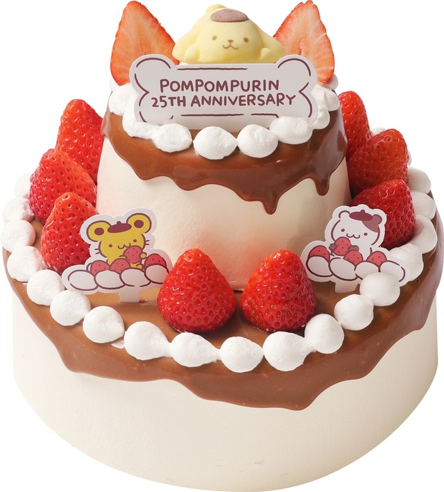 ポムポムプリンのアニバーサリーケーキ