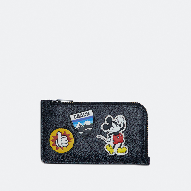 L Zip Card Case - Disney x Coach - Men's